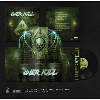 OVERKILL -- The Electric Age  LP  POP-UP  BLACK