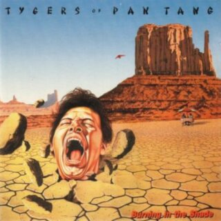 TYGERS OF PAN TANG -- Burning in the Shade  LP  ORANGE