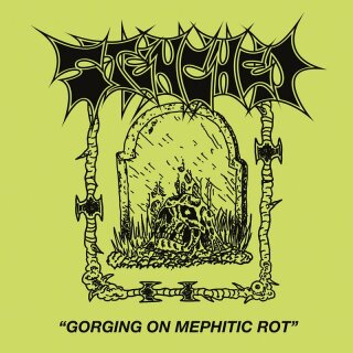 STENCHED -- Gorging On Mephitic Rot  MLP  GREEN/ BLACK SPLATTER