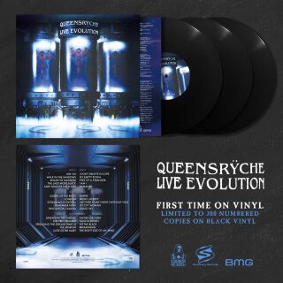 QUEENSRYCHE -- Live Evolution  3LP  BLACK