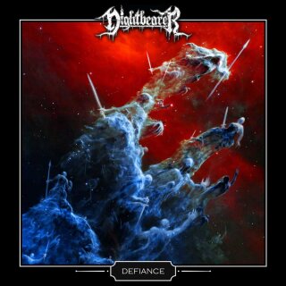NIGHTBEARER -- Defiance  LP  BLUE / BLACK MARBLED
