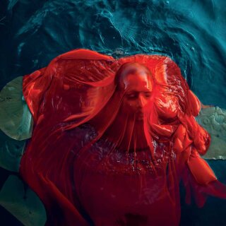 THOT / TRISTIS -- Split  LP  RED / BLACK MARBLED