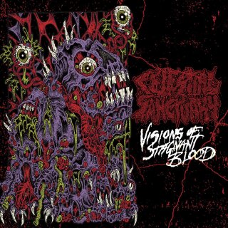 CELESTIAL SANCTUARY -- Visions of Stagnant Blood  12 EP  RED GREEN
