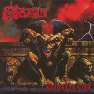 SAXON -- Unleash the Beast  LP  RED