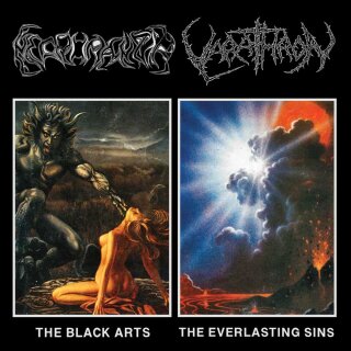NECROMANTIA / VARATHRON -- The Black Arts / The Everlasting Sins  CD