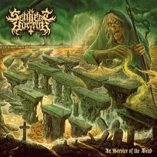 SENTIENT HORROR -- In Service Of The Dead  LP  YELLOW