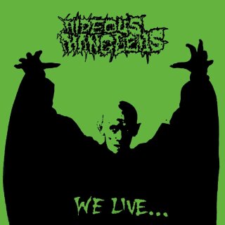 HIDEOUS MANGLEUS -- We Live ... You Sleep  7"  BLACK