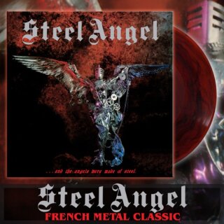 STEEL ANGEL -- ... and the Angels Were Made of Steel  LP  RED MARBLED