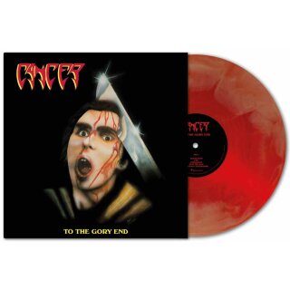CANCER -- To the Gory End  LP  RED GALAXY