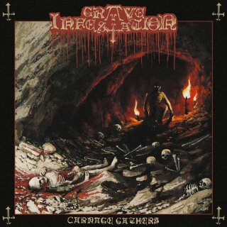 GRAVE INFESTATION -- Carnage Gathers  LP  GOLD / BLACK