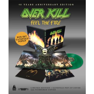 OVERKILL -- Feel the Fire  (40th Anniversary)  LP  BOX  GREEN