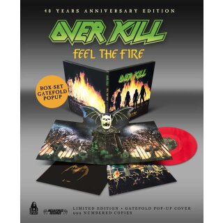 OVERKILL -- Feel the Fire  (40th Anniversary)  LP  BOX  RED
