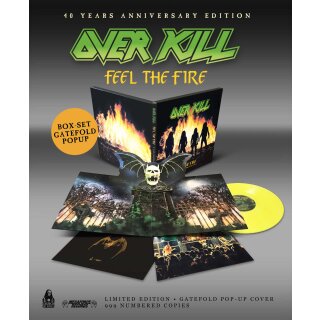 OVERKILL -- Feel the Fire  (40th Anniversary)  LP  BOX  YELLOW