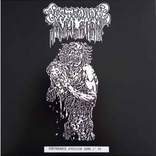 PURTENANCE AVULSION -- Demo 1 91  10"  SILVER / WHITE SPLATTER